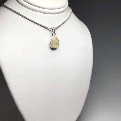 Ethiopian Fire Opal Pendant