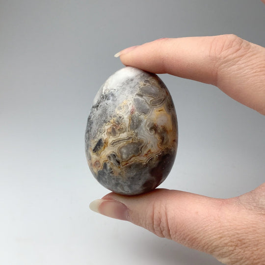Crazy Lace Agate Egg - Rocks and Gems Canada
