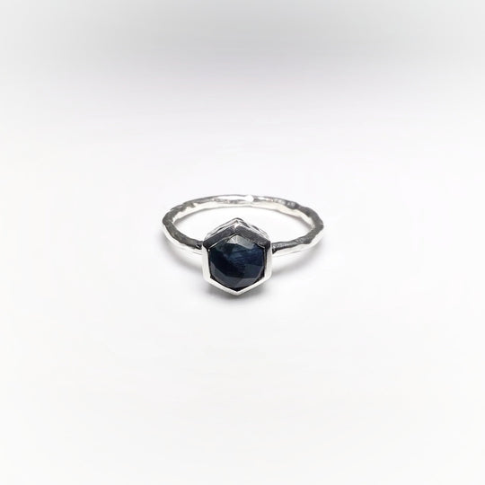 Blue Tiger Eye Ring - Rocks and Gems Canada