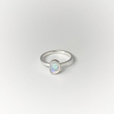 Ethiopian Fire Opal Ring