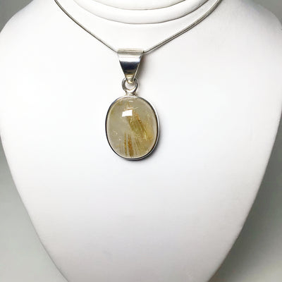 Rutilated Quartz Pendant