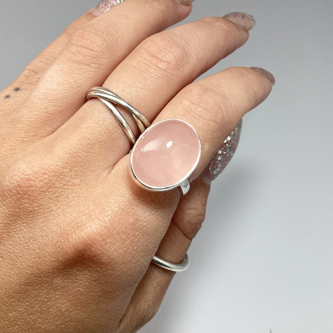 Rose Quartz Ring - Rocks and Gems Canada