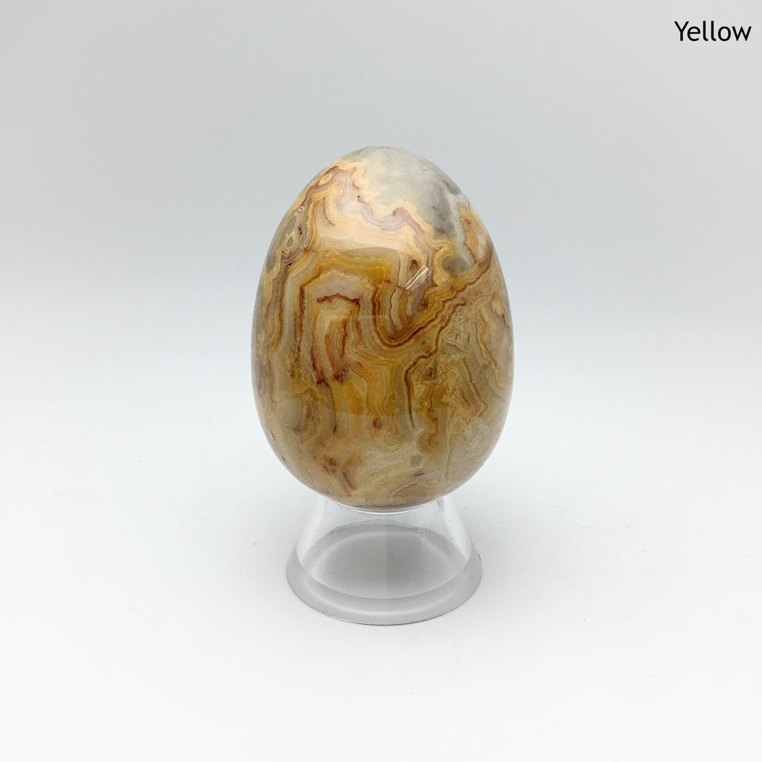 Crazy Lace Agate Egg - Rocks and Gems Canada