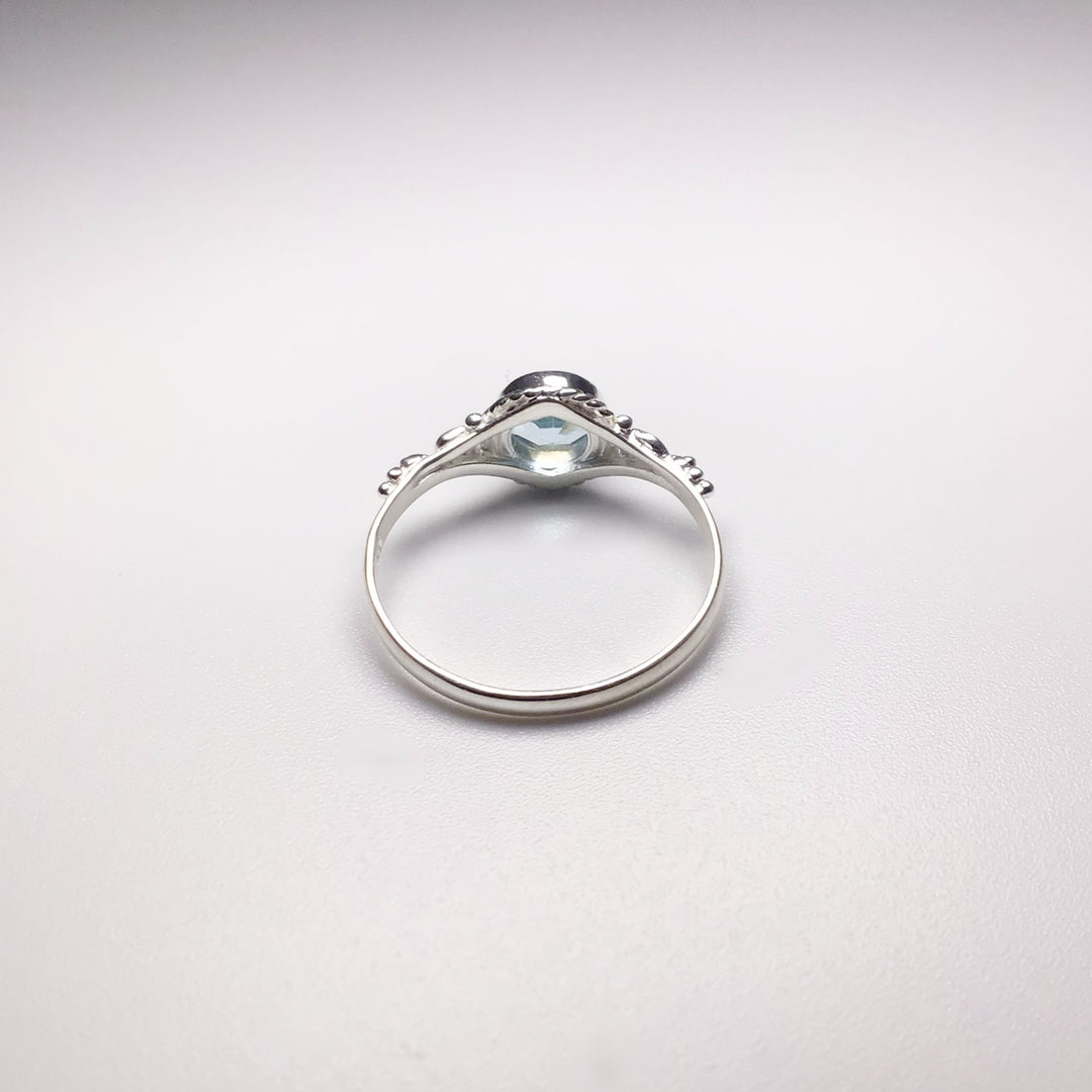Blue Topaz Ring - Rocks and Gems Canada