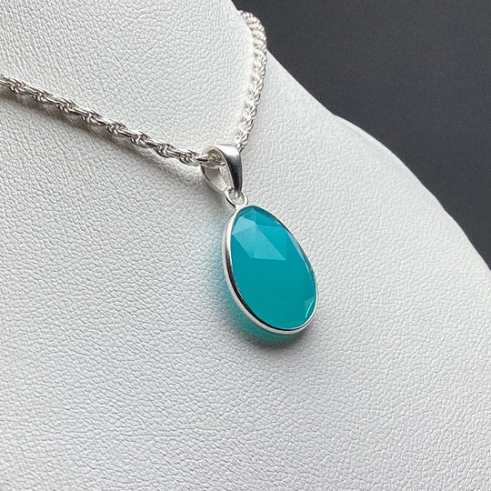 Paraiba Blue Onyx Pendant - Rocks and Gems Canada