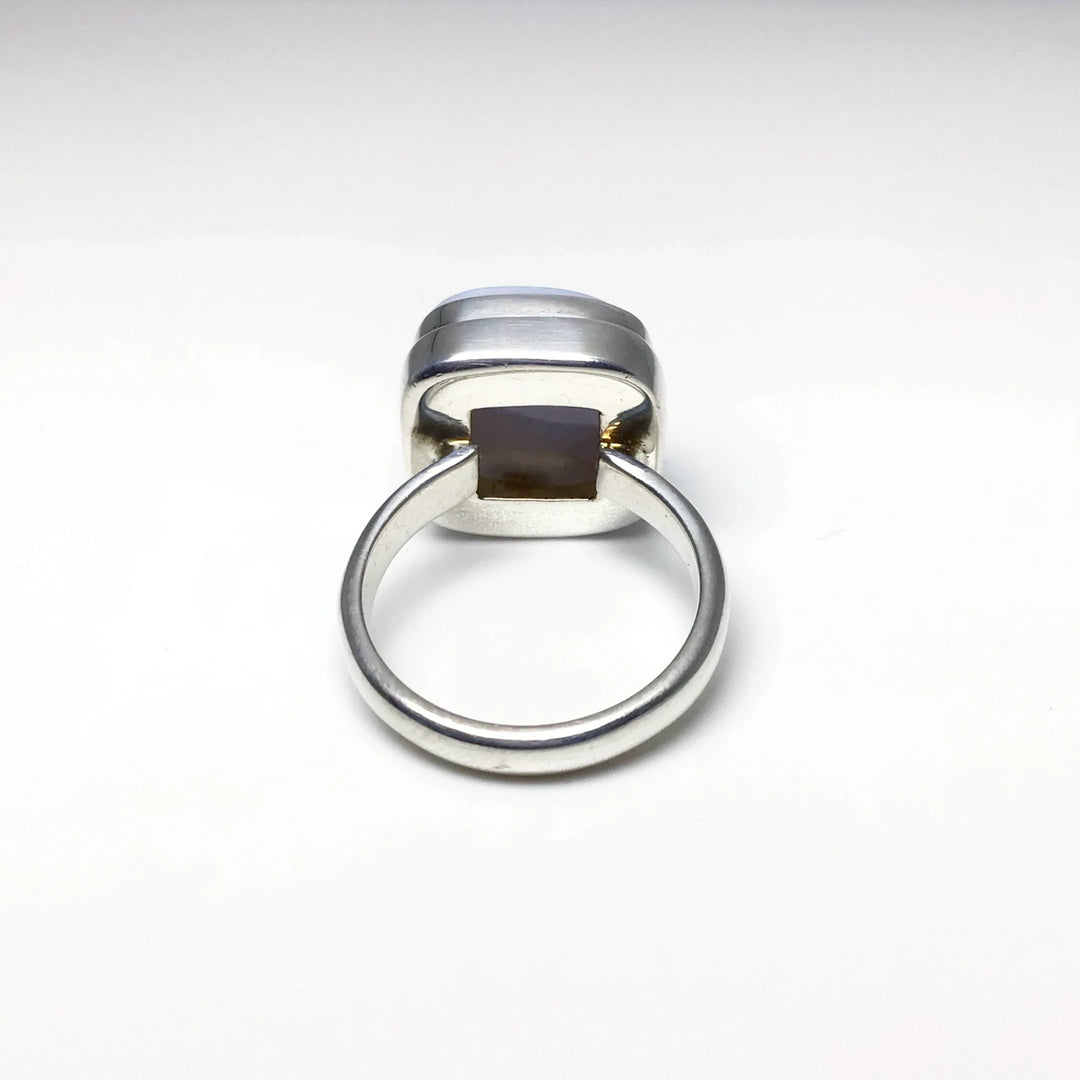Blue Lace Agate Ring - Rocks and Gems Canada