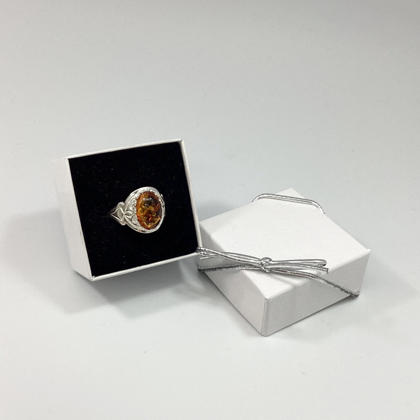 Cognac Amber Ring