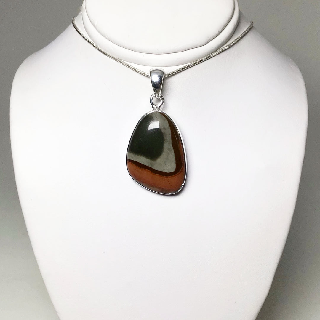 Polychrome Scenic Jasper Pendant - Rocks and Gems Canada