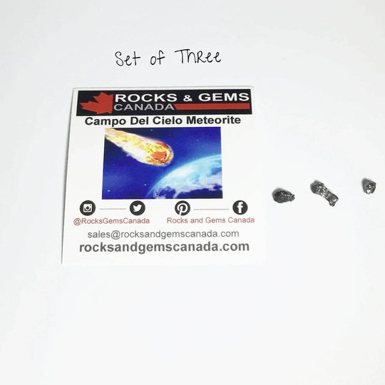 Mini Meteorite Collection Kit - Campo Del Cielo - Rocks and Gems Canada