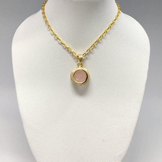 Rose Quartz Pendant - Rocks and Gems Canada
