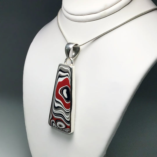 Fordite Pendant - Rocks and Gems Canada