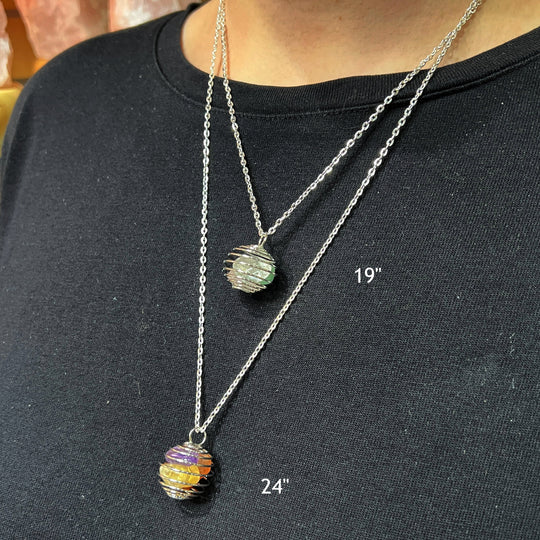 Build Your Own Chakra Healing Necklace Kit - Rocks and Gems Canada