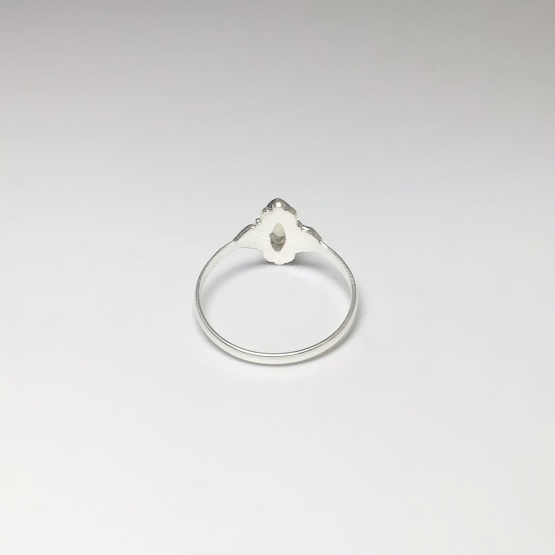 Rainbow Moonstone Ring - Rocks and Gems Canada