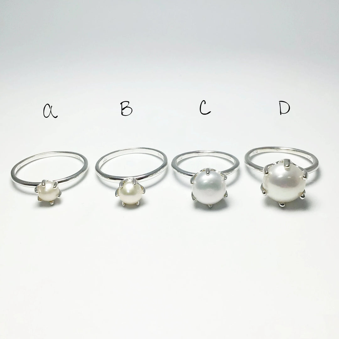 Freshwater Pearl Ring - Rocks and Gems Canada