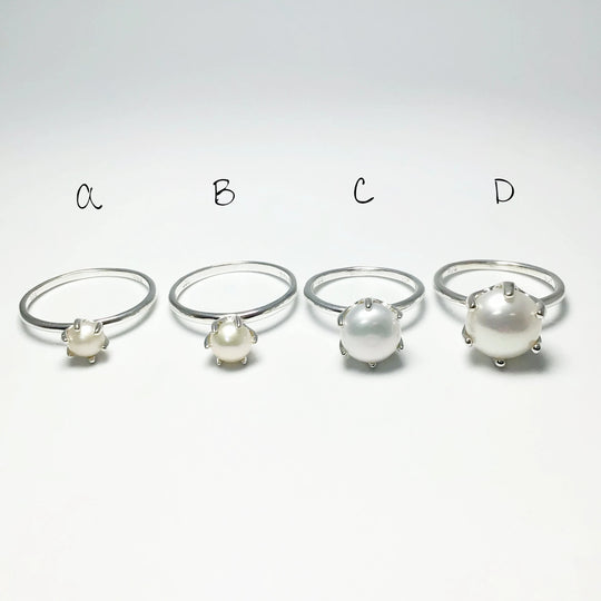 Freshwater Pearl Ring - Rocks and Gems Canada