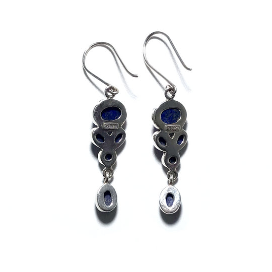 Lapis Lazuli Necklace and Earrings Set - Rocks and Gems Canada