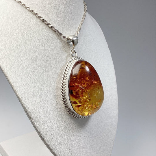 Ombre Amber Pendant - Rocks and Gems Canada
