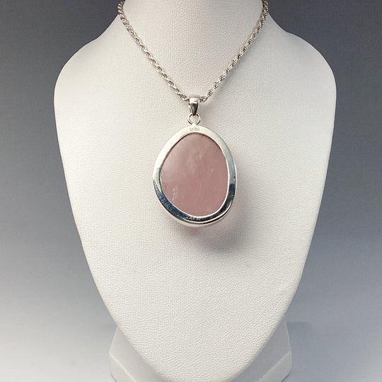 Rose Quartz Pendant - Rocks and Gems Canada