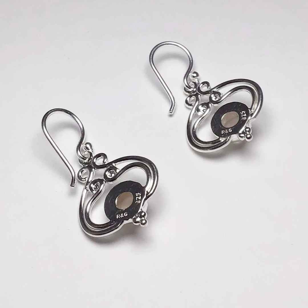 Rose Quartz Dangle Earrings - Rocks and Gems Canada