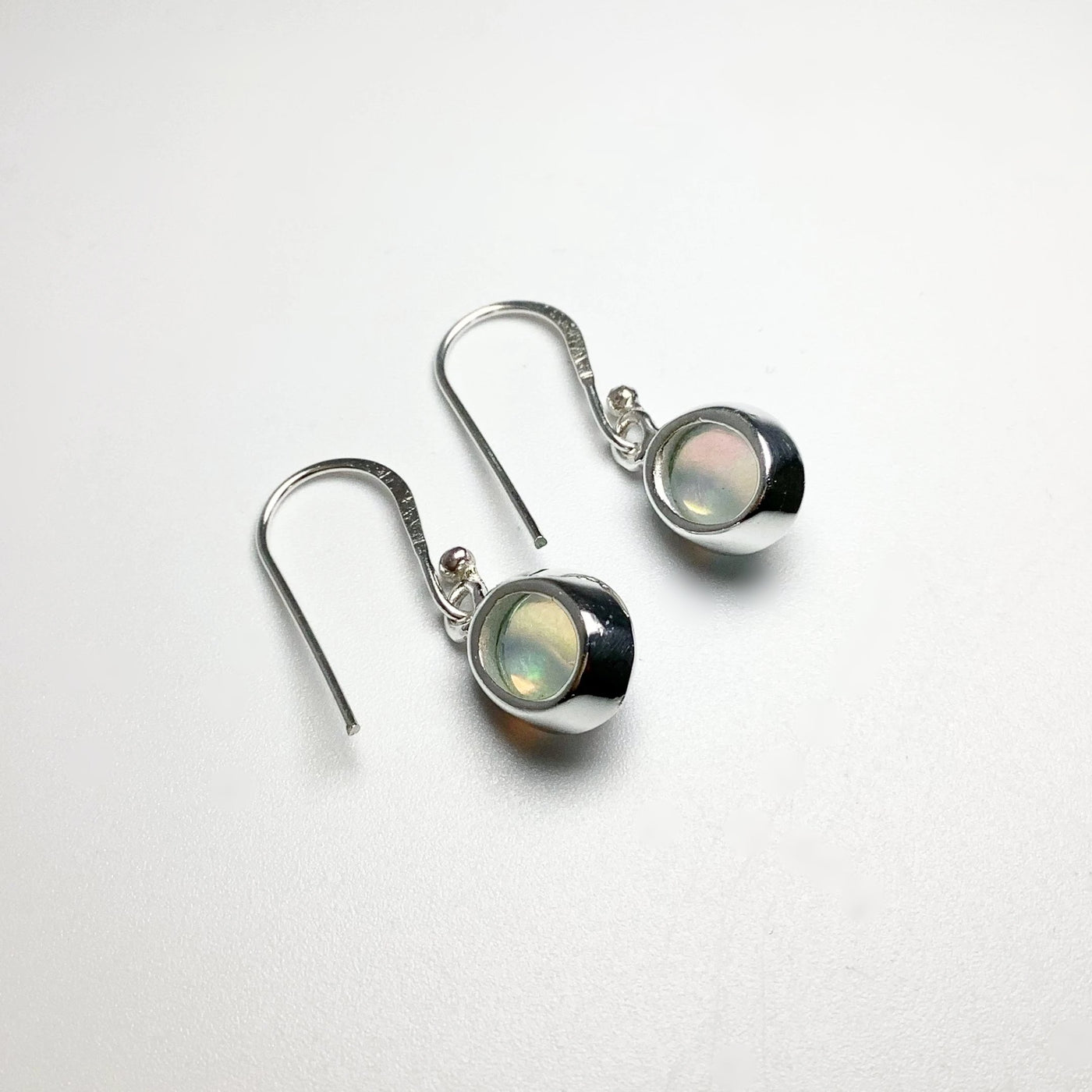 Ethiopian Fire Opal Dangle Earrings