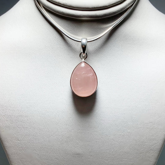 Rose Quartz Pendant - Rocks and Gems Canada