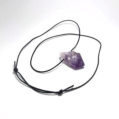 Amethyst Rough Point Necklace