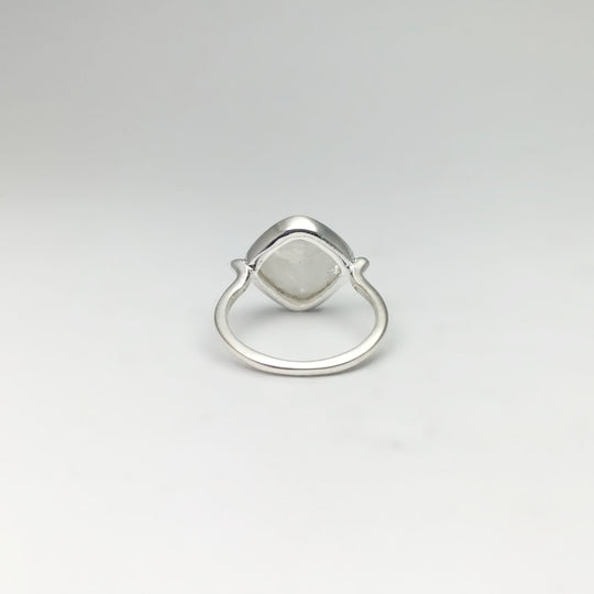 Rainbow Moonstone Ring - Rocks and Gems Canada