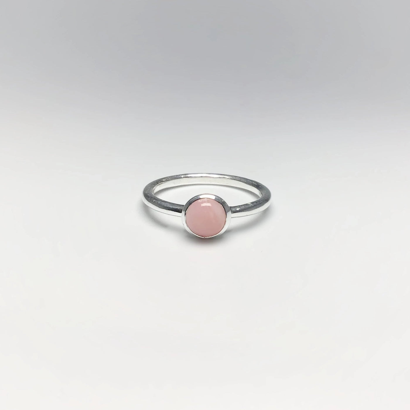 Pink Peruvian Opal Ring