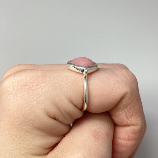 Pink Peruvian Opal Ring - Rocks and Gems Canada