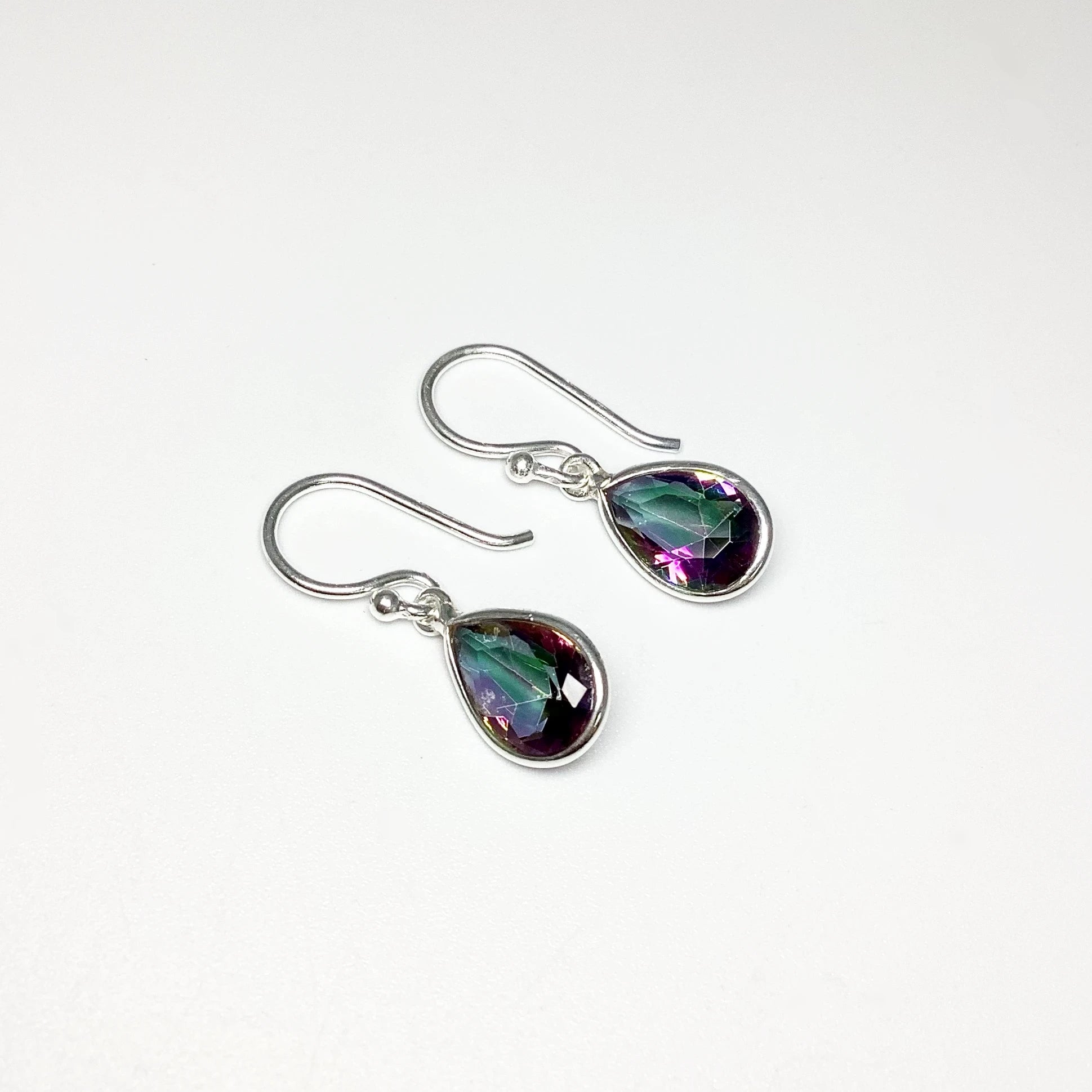 Mystic Topaz Dangle Earrings - Rocks and Gems Canada