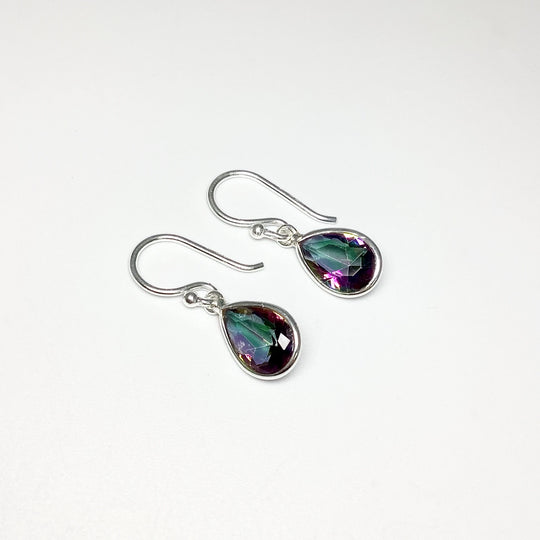 Mystic Topaz Dangle Earrings - Rocks and Gems Canada