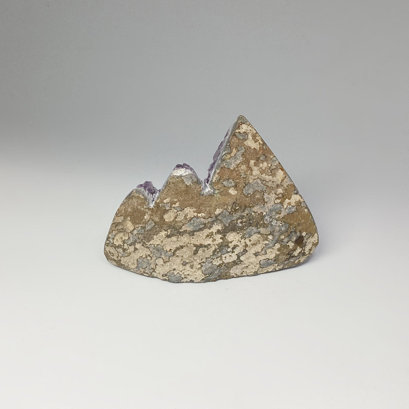 Amethyst Druze Cluster Mountain Carving