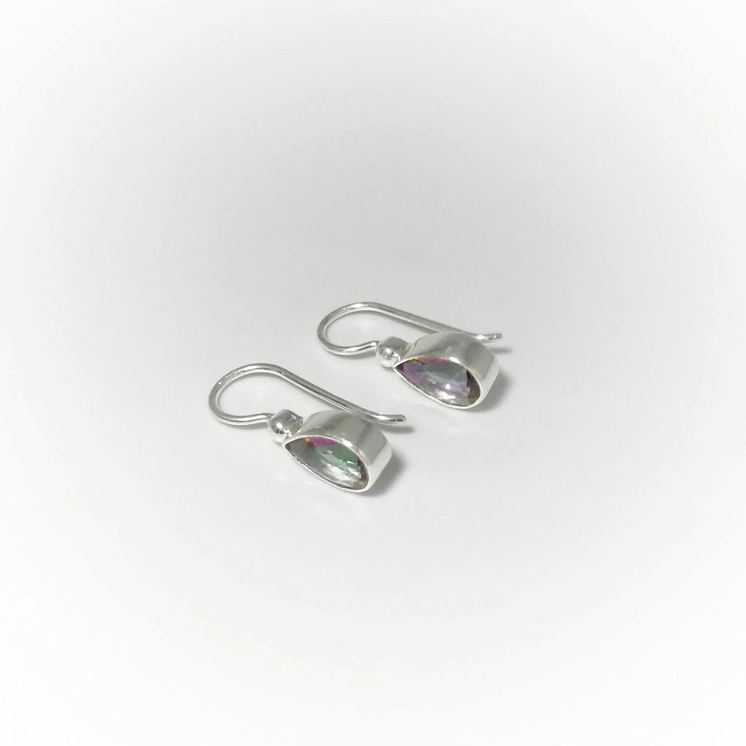 Mystic Topaz Dangle Earrings - Rocks and Gems Canada