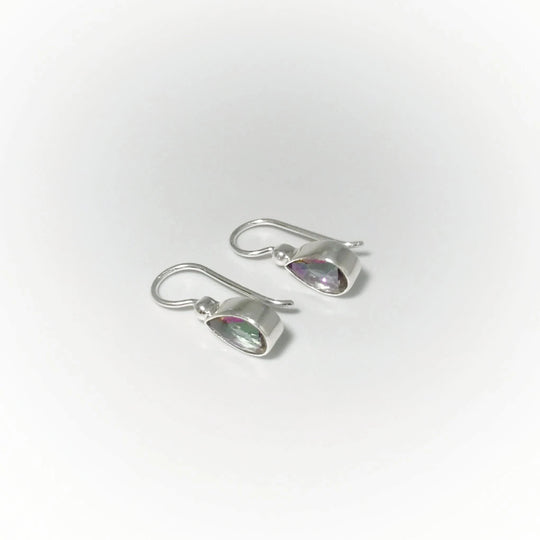 Mystic Topaz Dangle Earrings - Rocks and Gems Canada