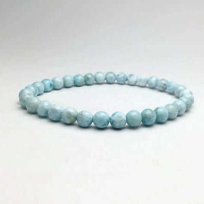 Larimar Beaded Bracelet - 6mm