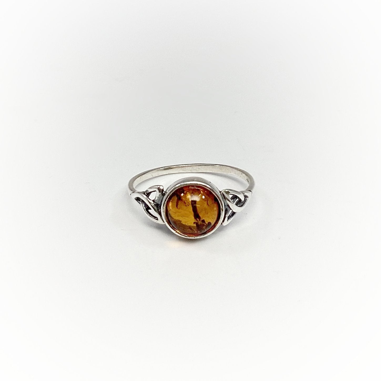 Cognac Amber Ring - Rocks and Gems Canada