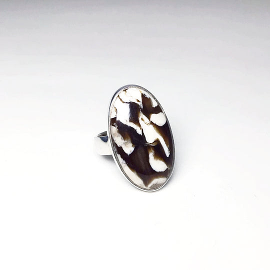 Petrified Peanut Wood Ring - Rocks and Gems Canada