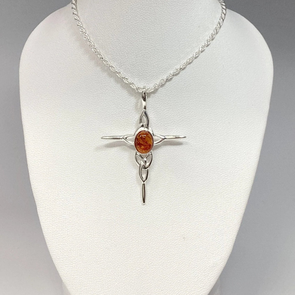 Cognac Amber Pendant - Rocks and Gems Canada