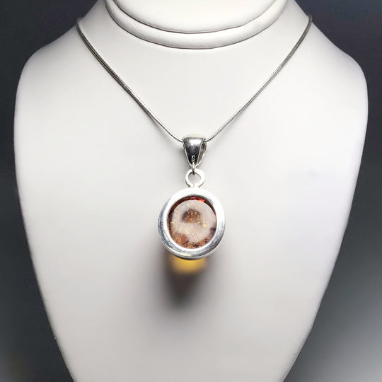 Cognac Amber Pendant - Rocks and Gems Canada