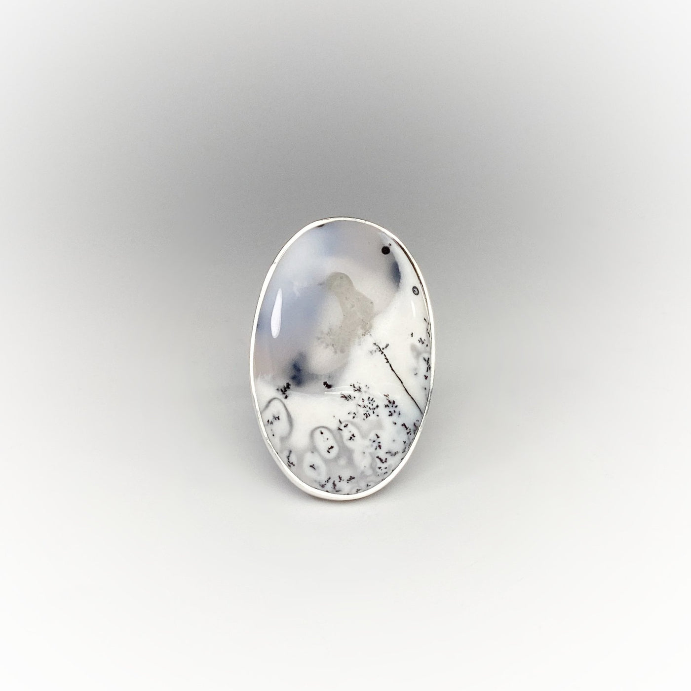 Dendritic Opal Ring