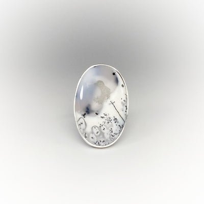 Dendritic Opal Ring