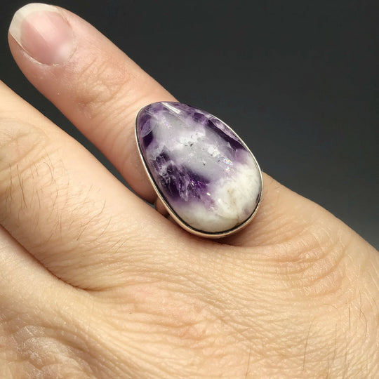 Chevron Amethyst Ring - Rocks and Gems Canada