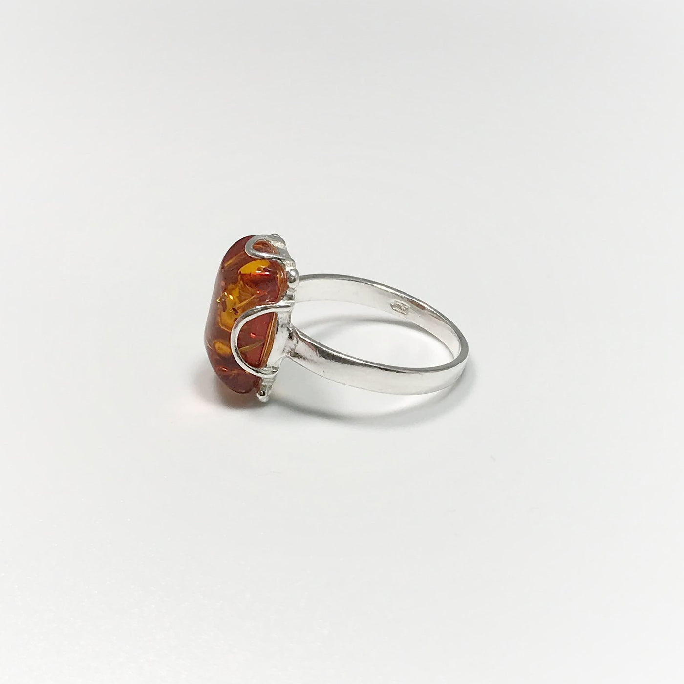 Cognac Amber Ring