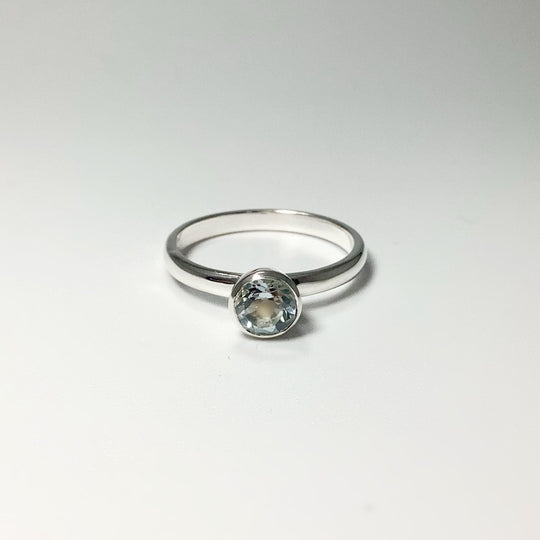 Blue Topaz Ring - Rocks and Gems Canada