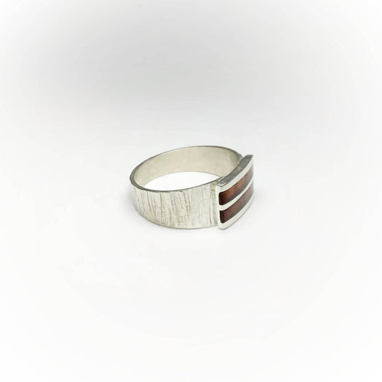 Cognac Amber Ring - Men&