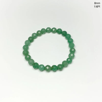 Green Aventurine Faceted Beaded Bracelet