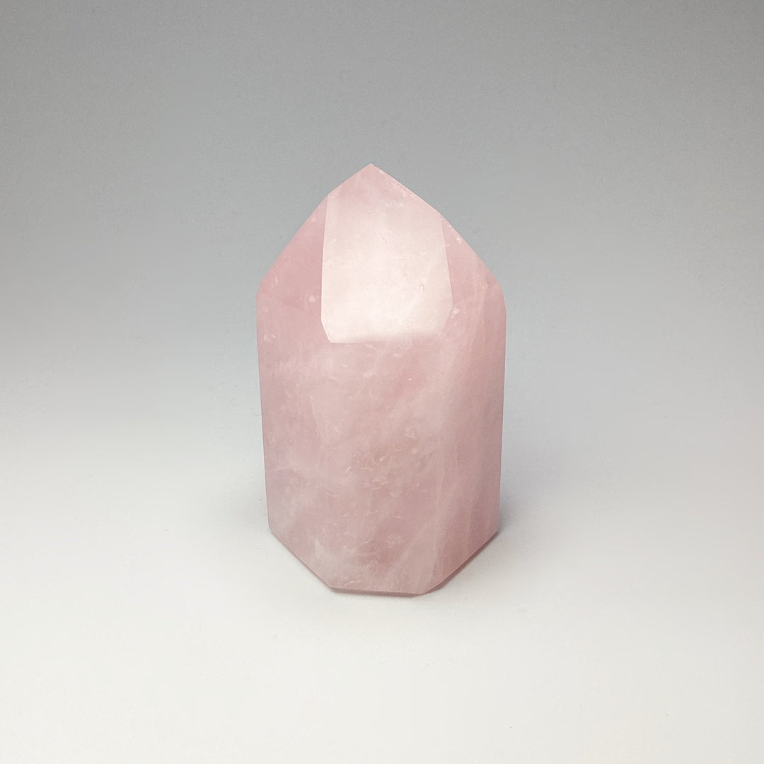 Rose Quartz Point - Rocks and Gems Canada