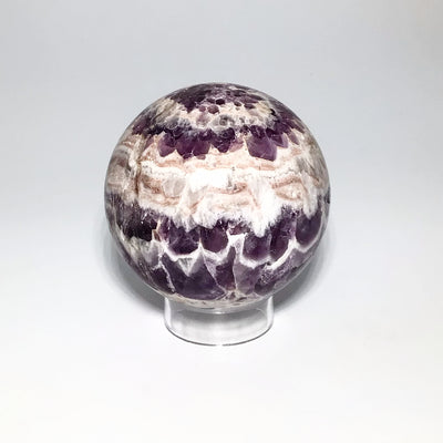 Chevron Amethyst Sphere