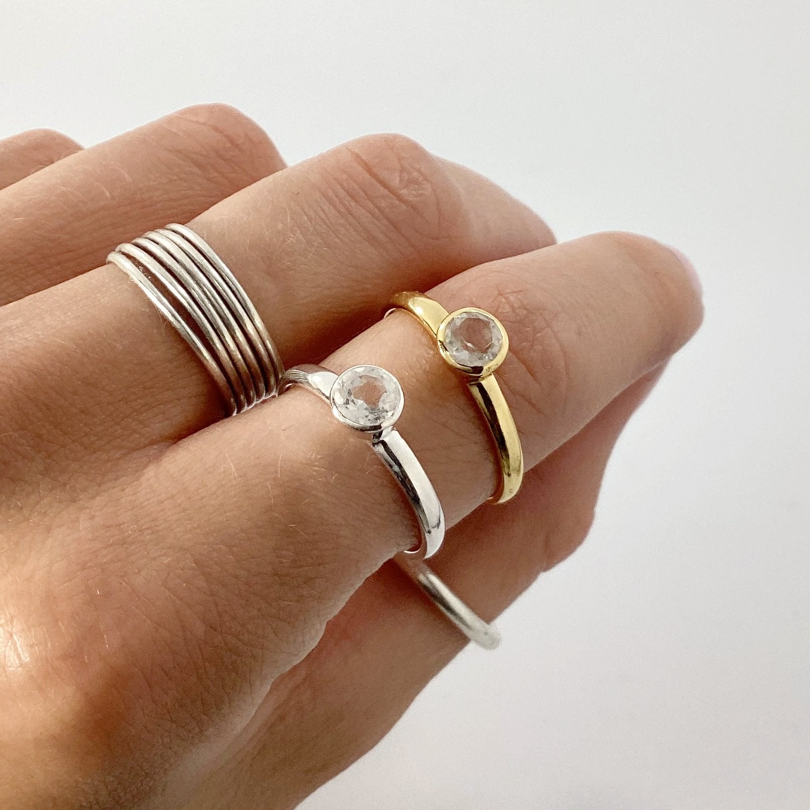 Clear Quartz Ring - Rocks and Gems Canada