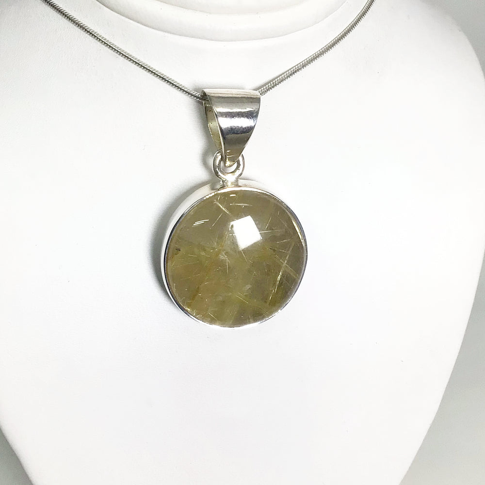Rutilated Quartz Pendant - Rocks and Gems Canada